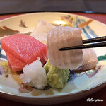 御料理 寺沢 - 星鰈 縁側