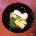 御料理 寺沢 - 鮎魚女､合馬産の筍､菜花の椀