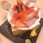 魚や一丁 - 限定一丁枡盛り宝箱980円