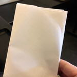 讃岐うどん 白庵 - 紙エプロンがあるから、安心