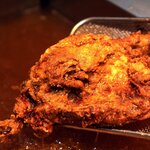 新潟名物 半羽揚げ 　ひな鶏のカレー揚げ