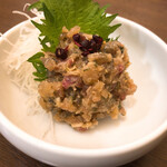 越後屋 - 鯵のなめろう　590円