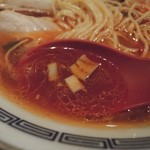 ガリガリそばのスープ