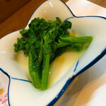 Shunsai Shokubou Seigen - 前菜：　菜の花辛子和え