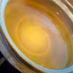 旬菜食房栖玄 - 近江牛のシャブシャブ：　法蓮草、三輪そーめん