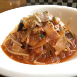 コスモス - なすとトマトのパスタ