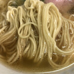 中華そば 梟 - デフォの麺