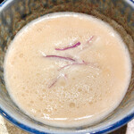 鶏Soba 座銀 - 鶏つけsoba 900円（つけ汁）