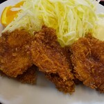 ニコニコ亭 - ソースカツのアップ