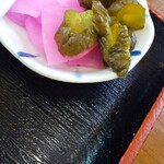 ニコニコ亭 - 香の物のアップ