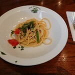 ダルブリガンテ - ランチセットのパスタ　半分取り分け後