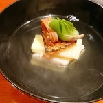 銀座 しのはら - 菱形真丈の椀