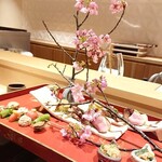 銀座 しのはら - 芸術品の八寸