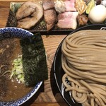 中華蕎麦 とみ田 - つけめん(大)＋特選全部のせトッピング