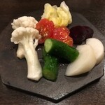 立町　つくし - ピクルスんの盛り合わせ