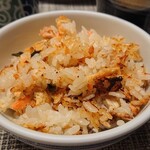 食べるお宿 浜の湯 - 鮭釜飯