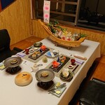 食べるお宿 浜の湯 - 個室で食事