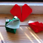 アラスカンカフェ - お土産の折り紙