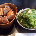 ベーカリー&レストラン 沢村 - ランチ（パンとサラダ）