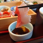 食べるお宿 浜の湯 - 金目鯛刺身