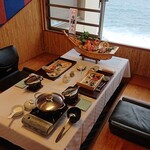 食べるお宿 浜の湯 - 食事処の個室