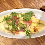 ラ・トォルトゥーガ - 香川産ホワイトアスパラガス玉子のソース