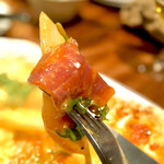 ラ・トォルトゥーガ - 香川産ホワイトアスパラガス玉子のソース リフト