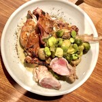 ラ・トォルトゥーガ - フランス産うさぎ もも肉と胸肉の炭火焼