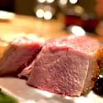 ラ・トォルトゥーガ - フランス シャラン産鴨バトーのロティ 取り分け後