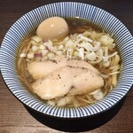 旬菜麺屋 雅流 - 鶏そば 並（750円）+味玉（100円）