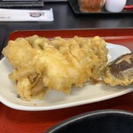 極楽うどん TKU - 椎茸と舞茸の天ぷら