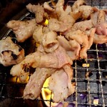 Sendai Horumon Yakiniku Tokiwatei Kawadairaten - 塩ホルモン焼き上がり