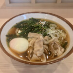 そばの神田 東一屋 - アサソバビンボー！　
      朝そば＋肉！　