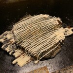 竹千代 - ソース、マヨ、かつお節、青のりかけて