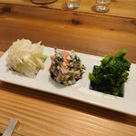 酒呑蕎食〆タグル - 3種盛り