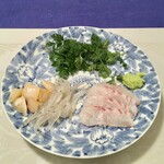 Kinokuniya - 刺身三種、本山葵。春の甘味おいしい！！！！！