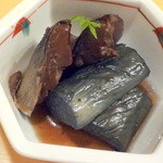 千真野 - にしんと茄子の煮もの780円