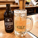 居酒屋 いずみ - ホッピーセット(白)@500円：焼酎はキンミヤ