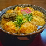 ほっこり処 いわくら - 料理写真:明石焼のっけうどん ［¥900］(税別)