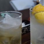 朝めし酒場 ナニコレ食堂 - ホッピー白と超レモンサワー