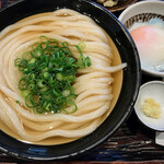 うどん 丸香 - かけ月見うどん(冷)　540円（裏）