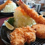 食彩 しん坊 - ミックスフライアップ②