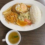 角屋食堂 - ハンバーグランチ@880