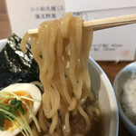 Ramen Hiyori - 麺のアップ
