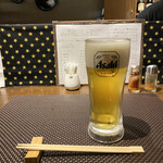 Yakitori Suta - とりあえずの生ビール( ^ω^ )