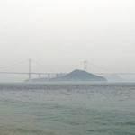 伊豫水軍 - お店の前から見える　来島海峡大橋