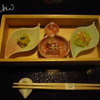 月亭 新宿本店 - 前菜三種