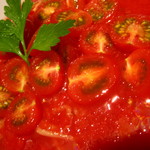 らぁ麺チャコ - フルーツトマト３種類だけで仕上げられた”冷製トマト麺”