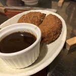 メシサカバ  トム家 - メンチカツ