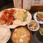 Tanikawa Shokudou - 満腹定食メインはチキン南蛮